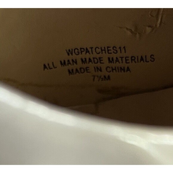 Guess Shoes Stiletto Dress High Heels Peep Toe Patches Nude Black Women 7.5 Twee - Picture 7 of 7